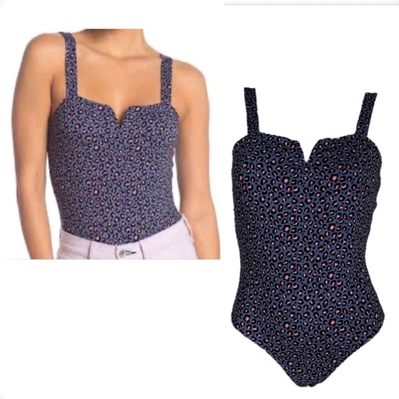 NWT Abound‎ Bodysuit Leopard Print Small - Picture 1 of 5